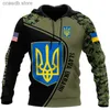 Men's Hoodies Sweatshirts 3D printed American flag camouflage series long sleeved men's pullover hoodie T231109