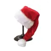 Berets 652F Christmas Headwear Thicken Plush Perfect For The Holidays Colorful Outfits