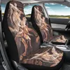 Автомобильные сиденья покрывает модную крышку барокко антихрист 2pcs set Universal Dispion Fit Большинство аксессуаров автомобиля седана седана.