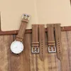 Correas de reloj de 18mm, 19mm, 20mm, 22mm, 23mm y 24mm, correas de reloj Retro desgastadas, Correa masculina marrón, cuero Crazy Horse hecho a mano suave