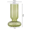 Vases Vase Home Decor Flower Pots Decorative Living Room Decoration Glass Container Transparent Striped Crystal Hydroponic Ornaments 231109