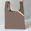 Atlantis GM handtas Luxe designer leren boodschappentas met oude bloemencoating Handgreep Dubbele bakken Schoudertas Crossbody Uitneembaar binnenzakje met ritssluiting