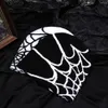 Beanie/Skull Caps Y2K Gebreide Spider Web Beanie Designer Hoed voor Mannen Vrouwen Pullover Pile Cap Winter Goth Warme Mutsen Hoeden Nieuwe Hip-Hop Street Gorro YQ231108