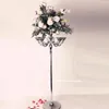 Party Decoration 10pcs) 120 cm hög) Partihandel Elegant vägledningsgolv Standing Wedding Candelabra Flower Vase Weding TB3065