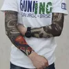 Наколенники 1 шт. нейлоновые эластичные поддельные временные рукава для татуировок на открытом воздухе для вождения, занятий спортом, ледяного шелка, защиты от солнца и УФ-лучей