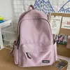 Backpack Junior High School Kobieta stała kolor prosty harajuku ulzzang college Student