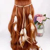 Hair Clips Hand-woven Band Bohemian Gypsy National Style Feather Bands Accessories Headdress