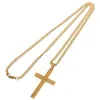 Hanger Kettingen 1 Pc 60cm Christelijke Hiphop Stijl Kruis Rvs Ketting Voor Mannen Vrouwen Paar Charme Sieraden Gift