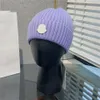 Gorro sin bordes de marca, gorro de diseñador clásico, regalo, letra tejida para hombres y mujeres, invierno de alta calidad Ha