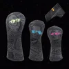 Andra golfprodukter Rich Man Golf Woods headcovers omslag för förare Fairway Putter Clubs Set Heads Pu Leather Unisex Simple Design High Quality 231109