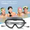 Lunettes Lunettes de natation Professionnel Adulte Femmes Hommes Lunettes de natation Lunettes Protection anti-buée Lunettes réglables Accessoires de sport P230408