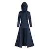 Women's Hoodies Women Fashion Hooded Vintage Cloak High Low Sweater Blouse Tops Pocket