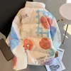 Women's Down Parka Parkas Winter Handpainted Graffiti Flower Girls Prakas Puffer Jacket Thick Korean Sweet Zipper Full Tops 231109