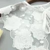 Gravatas borboletas lapela grande floral gola falsa para mulheres camisa destacável blusa top mulher pescoço falso acessórios de roupas