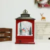 Christmas Decorations Christmas Snow Wind Lantern with Led Light and Music Fairy Night Lamp Ornament for Home Festival Party Backdrop Decoration 29EF 231109