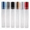 200pcs 15ml Thin Glass Perfume Bottle Refillable Sample Test Vials Clear Glass Spray Bottle Thin Glass Tube