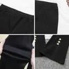 Leggings femme 5Xl fendu couleur unie noir Flare femme femme pantalon automne printemps été Style vêtements culotte 2023 pantalon