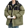 Herren Daunenparkas Winterjacken Männer Mäntel Baumwolle gepolstert Oversize 6XL 7XL 8XL Plus Size verdicken warme Windschutz mit Kapuze lose männliche Mantel 231109