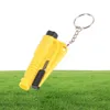 Life Saving Hammer Key Chain Rings Portable Self Defense Emergency Rescue Car Accessories Seat Belt Window Break Tools Safety Glas1349347