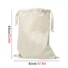 Мешки для белья с рисунком животных в полоску, хлопковая сумка для стирки игрушек, домашняя парусиновая сумка для хранения на шнурке, сумка для грязной одежды 231109