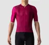 Chemises de cyclisme hauts Pro Aero fit maillot de cyclisme hommes léger course serré à manches courtes chemise de vélo respirant Air Mesh au panneau avant et après 231109