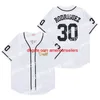 Baseball Jerseys Man The Sandlot Benny Movie 30 'The Jet' Rodriguez 5 Michael 'Squints' Palledorous 11 A