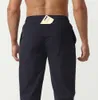 Luu Womens Men's Jogger Long Pants Sport Yoga Outfit Snabbt torrt dragkammar Fickfickor Sweatpants Byxor Mens Casual Elastic Absorbent and Breathable