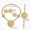 Colar brincos conjunto opala italiana luxo colorido para mulheres pulseira anel jóias de casamento presente item com