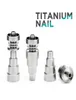 Outils à main Métal Banger Domeless Titanium Nail 10mm 14mm Mâle Femelle Joint 2 46 en 1 avec 6 Types différents1101380