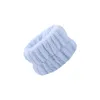 Spa poignet Washband microfibre poignet lavage serviette bande bracelet lavage visage absorbant bracelets poignets bandeau prévenir liquide