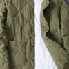 Pelliccia sintetica da uomo Pelliccia sintetica Autunno Inverno O-Collo Giacca trapuntata da uomo Versatile Verde militare Cappotto ispessito retrò Uomo Techwear Giacca oversize con bottoni 231109