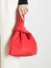 イブニングバッグマブラブランドスモールベルベット女性リストノット財布日本語スタイリッシュな冬のトップハンドル口紅バッグ