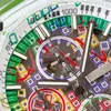 Caméléon Designer Watches Sport Chronographe Code Saphir double face, tous les mouvements 3126 entièrement fonctionnels créent une représentation artistique des montres de luxe