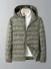 Donsparka's voor heren Winter Donsjack voor heren Hoed Afneembaar Witte eendendons Gewatteerd Grafeen Verwarming Warme capuchon Windjack Pufferjas 8XL 231109