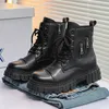 Boots Motorcycle Boot Man Black High Top Antislip WearResistant Water Proof Outdoor Hiking Recommended Elastic Comfortable Round Toe 231108