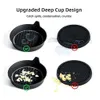 Non-Slip Water Cup Pad Car Coaster Diamond Rhinestone Bling Decoration Anti-Skid Rubber Cup Bottle Mat Accessories