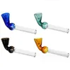 L'ultimo tubo di vetro Pyrex da 112 mm sceglie il fumo di tabacco Pipa manuale filtro per sigarette Bruciatori di olio Accessori per utensili ciotola