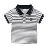 T koszule Summer Solid Kolor Chłopcy Koszule Bawełna dzieci Polo Toddler TODS TEES Wysokiej jakości Ubrania dla dzieci 230408