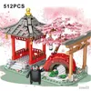 Blocs Nouveau Kumamon ville rue fleurs maison blocs de construction bricolage café pays briques jouets cadeaux pour enfants garçons R231109