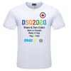 DSQ2 2023メンズプリントシャツTシャツブランドブランドシンプルなストリート半袖のカジュアルクラシックファッションパーソナリティトレンド