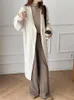 Maglieria da donna Autunno Inverno Moda donna Cardigan elegante sciolto Manica lunga Monopetto Cappotto maglione lavorato a maglia vintage Soprabito femminile