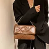 2024 New Designer womens crossbody shoulder Hot simple rhombus embroidered square fashionable and bag