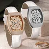 Quartz horloge voor dames Mark Brand Watch Women's Fortune wordt geleverd met mode, lichte luxe en Full Sky Star Live