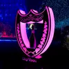 Niestandardowe ładowne świecące tarcza Glorifier Display VIP Service Dom Perignon Champagne Bottle Prezenter dla nocnego klubu barowego lounge