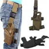 Outdoor Bags 5 Colors Adjustable Tactical Puttee Thigh Leg Shouder Pistol Gun Holster Pouch Camping Wraparound Hunting Accessorie7713514