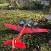 Garden Decorations Airplane Windmill Decorat0ive Rotatable Wind Spinner Rust-proof Metal Aircraft Decor For Outdoor