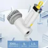 Vacuums Wireless Electric Cleaning Brush Home Appliances Kitchen Dishwashing Bathtub Tile Professional 231108