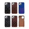 Designers Phone Cases pour iPhone 15 14 Pro max LU Cuir Card Slot Phone Case 15pro 14pro 13pro 12pro 11pro 13 12 11 X Xs Xr Plus Case G231195PE-3