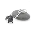 Porte-clés Couleur noire Mignon Teckel Porte-clés Saucisse Chien Animal Porte-clés Porte-clés Pour Homme Enfant Bijoux Pour Animaux De Compagnie En Gros En Vrac Lots