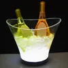 Wiadra i chłodnice 6,5 l Waterproof ABS LED Ice Busket 7 Kolor LED szampana miska KTV Kluki nocne LED LID LIGE WIDE BARDY BARDY NOC PARTY 231109